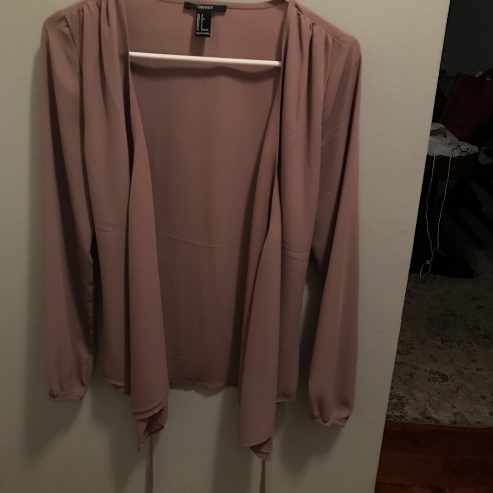Forever 21 tie blouse